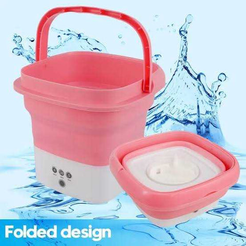 Portable Folding Semi Automatic Washing Machine Compact Lightweight Durable Reliable