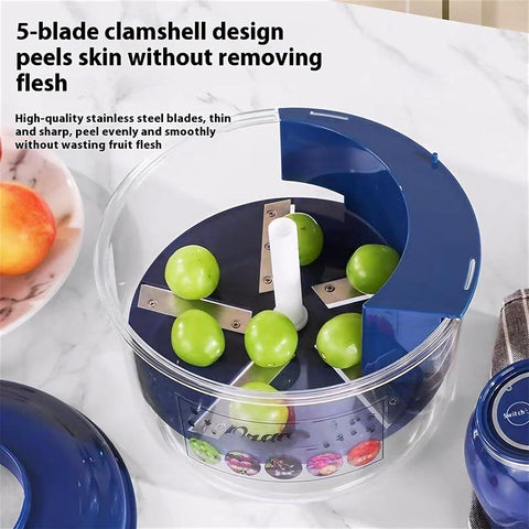Quick & Effortless Peeling Machine - Automatic Electric Fruit Peeler