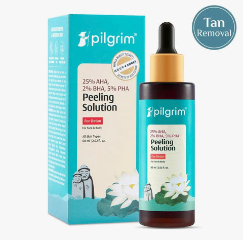 Pilgrim 25% AHA 2% BHA 5% PHA Peeling Solution Advanced Skin Exfoliating Serum