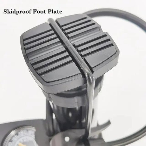 Portable Air Pump with Gauge & French Handle