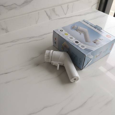 Electric Cleaning Brush With Multiple Attachments For Efficient Home Cleaning – 360°