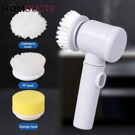 Electric Cleaning Brush With Multiple Attachments For Efficient Home Cleaning – 360°