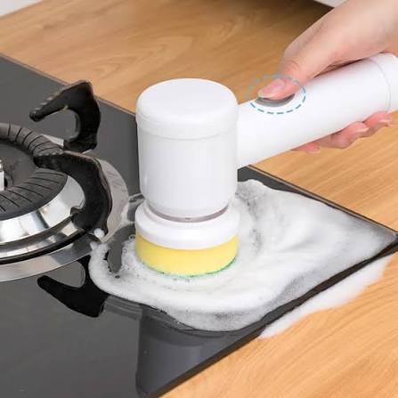 Electric Cleaning Brush With Multiple Attachments For Efficient Home Cleaning – 360°